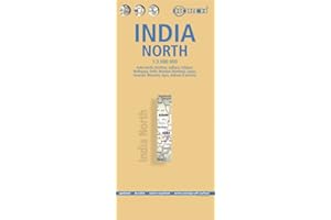 India North, Nordindien, Borch Map: India North, Amritsar, Jodhpur, Udaipur, Bodhgaya, Delhi, Mumbai (Bombay), Jaipur, Varanasi (Benares), Agra, ... 1:30 000, Udaipur 1:30 000, Boghgaya 1:15 000