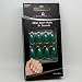 Bling Art Stiletto False Nails Gel Acrylic 24 Green Glitter Medium Tips UK