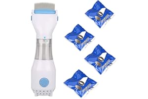 BEAUTYBIGBANG Peigne à poux électrique avec filtre de nettoyage professionnel pour les poux - Éliminateur automatique des poux et leurs œufs - Avec filtre remplaçable