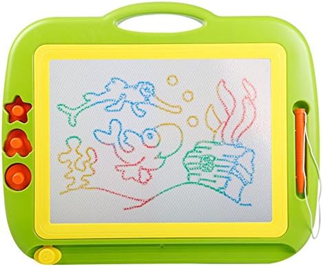 QFFL Children's Drawing Board Magnetic Tablet Magnetic Baby Graffiti Board 3 Colors Available Sketchpad ( Color : B )