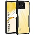 TheGiftKart Shockproof Crystal Clear Back Cover Case for Realme Narzo N53 / Realme C53 / Realme C51 | 360 Degree Protection | Transparent Back Cover Case for Realme Narzo N53/ C53 / C51 | Black Bumper