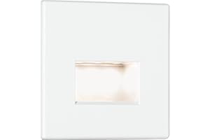 Paulmann 93093 Lampa LED wpuszczana w ścianę Edge Quadro Set 80x5mm 50lm 230V kątowa z 1x1,2 Watt biały matowy plastik 2700 K