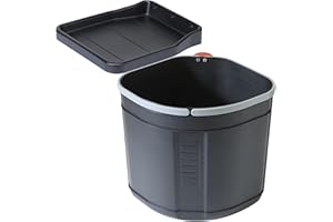 FRANKE | Poubelle de tri des déchets Sorter Mini (121.0176.518) | Containers : 17.5L | Couleur : Noir