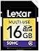 Price comparison product image Lexar SDHC 16GB SDHC Class 4 memory card - memory cards (SDHC, Black, Class 4)