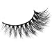 Arimika Natural 3D Long Thick Crescent-shaped Mink False Eyelashes For makeup 1 Pair Pack