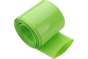 Othmro Emballage Batterie Gaines Thermorétractables en PVC, Kit de Tube de Câble Thermorétractable D'isolation Électrique, Gaine Thermorétractable Etanche pour Batterie 5M, pour Batteries