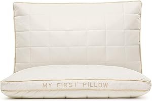 Vitapur poduszka dla dzieci, 40 x 60 cm, 100% naturalna bawełna, miękka, regulowana wysokość, nadaje się do prania, hipoalergiczna, certyfikat Ökotex-100, od 12 miesiąca