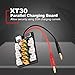 Price comparison product image MachinYester 6 Packs XT30 1S-3S Plug Lipo Battery Parallel Charging Board for RC IMAX B6 Charger Car Drone Balance Charge Part Black