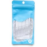 Hannah Diş Arası Fır&ccedil;ası Diş Fır&ccedil;ası Beyaz 0.4 mm Kıvrılabilir Başlık Orta Sertlik Plastik Sap &ndash; 10&rsquo;lu Paket