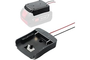 JANRI Power Wheel Adapter for Bosch professional 18V system GBA ProCORE18V lithium battery 1600A002U5 ‎1600Z00037 etc, Converter for DIY USE,Ride On Truck, fan, Robotics, RC Toys car and Work Lights etc