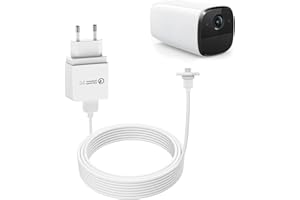 Eufy E20/E40 kabel do ładowania BECEMURU 9 m kabel USB odporny na warunki atmosferyczne kompatybilny z inteligentną kamerą Eufy E20/E40 (przepisy UE)
