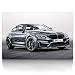 Produktbild BMW M4 Coupe - Leinwand Bild auf Keilrahmen Wandbild Auto 04.3701 (80x60 cm, einteilig)