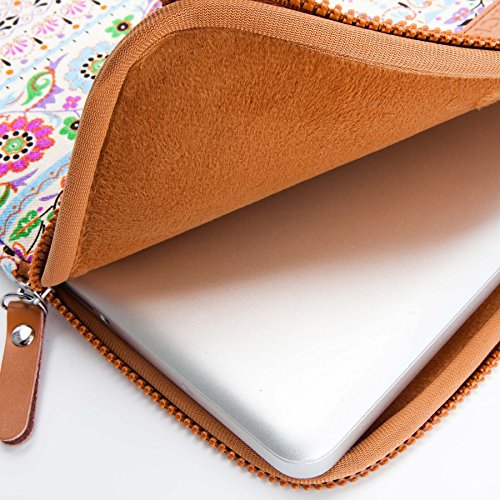 7,0 – 7,9 Zoll Apple iPad Mini 1 2 3 4 Schutzhülle – sehr hochwertige & edel verarbeitete Tablettasche / Tablethülle aus Canvas-Gewebe mit eingenähten Innenfutter und aufwendigen Designeraufdruck! Die Hülle eignet sich auch für Tablets anderer Hersteller bis 320 x 215 mm ( zirka 7,0“ bis 7,9“ )rosa Muster - 3