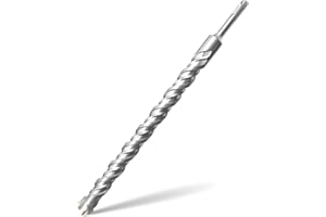 FIMIBUKE SDS Plus Hammer Drill Bits 25mm x 350mm,Professional Cross Tip Carbide Drill bit for Brick Walls, Masonry,Concrete, Stone