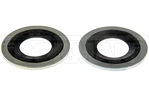 Dorman 097-021CD Abflussstopfendichtung aus Metall/Gummi, passend für 1/2, M12, so für ausgewählte Modelle, Set of 2