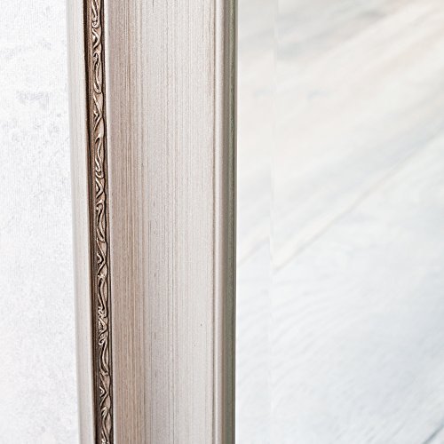SONDERPREIS / B-Ware: Spiegel 160x60cm WANDSPIEGEL BAROCK ANTIK-SILBER Copia HOLZRAHMEN - 5