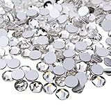 iTemer Strass Steine glitzernden transparent Glitzersteine Flachboden DIY Dekor 1440 pcs