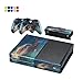 Produktbild Skin for XBOX ONE - Morbuy Design Folie Aufkleber schützende Haut Schale für Microsoft XBOX ONE Konsole und 2 Dualshock Controller Skins und Kamera Sticker Set + 10 pc Silikon Thumb Grips (Himmel Blau)