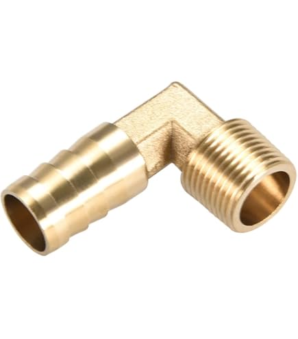 Ottone Tubo Barb Raccordo Gomito,10mm SpinatoxG1/4 - Foto 7