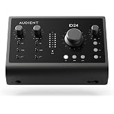 Audient iD24 Y&uuml;ksek Kalite USB-C Ses Kartı: 10-Giriş/14-&Ccedil;ıkış 24bit/96kHz Sınıfının Lideri 32-bit 126dB Dinamik Aralık DAC / 