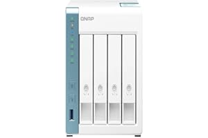 ‎QNAP QNAP TS-431K 4 Bay Desktop NAS Enclosure - 1GB RAM, Annapurna Labs 4-core, 1.7GHz Processor - for reliable high performance home and personal cloud storage