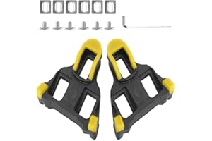 Fongmore 1 Paire de Chaussure antidérapante de vélo de Route Verrouillage pédale de vélo SPD SL SM Spinning Bike pédale antidérapant vélo Clip Set