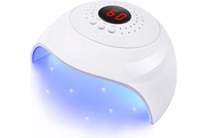 Led UV Nail Lamp LKE 54W Curing Lamp uv Lamps for Gel Nails Nail Dryer Professional UV LED Nail Lamp Gel Nail UV Light for Gel Nails Polishes with USB 3 Timer Auto Sensor for Home and Salon