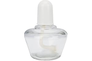 Labasics Lampe à Alcool, Brûleur Bunsen en Verre de Style Classique pour le Chauffage à Basse Température dans les Laboratoires, Sans Alcool Inclus, 250 ml