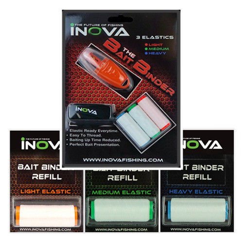 INOVA The Bait Binder & Spare Elastics - Cod Bass Wrasse Rays Sea Fishing Tackle