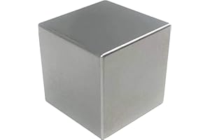 COYOUCO Cube en tungstène Cube de densité métallique Cube d'éléments à Haute densité en métal Pur pour Collections d'éléments Expérience de Laboratoire Matériel Passe-Temps,30 * 30 * 30mm