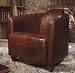 Produktbild Phoenixarts Echtleder Vintage Sessel Ledersessel Braun Design Lounge Clubsessel Sofa Möbel 443