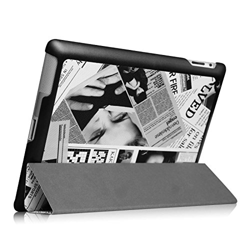 Fintie Apple iPad 2 / 3 / 4 Hülle Case – Ultra Slim Superleicht Schutzhülle Smart Shell Cover Tasche Etui mit Auto Schlaf / Wach und Standfunktion für Apple iPad 2 / iPad 3 / iPad 4 Retina - 3