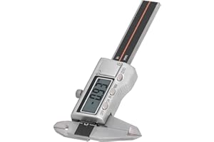 VIAGASAFAMIDO Calibrador a vernier digital 0‑50 mm Portátil Mini Resistencia al desgaste digital Óxido Bolsillo de viaje Joyas Medidor de espesor arqueológico Regla de ángulo Herramienta de medición industrial