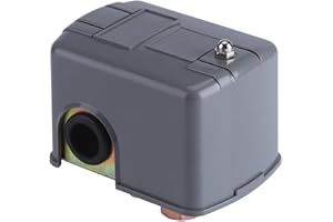 FTVOGUE Interruptor de Bomba de Agua, 110V-230V, 40–60 Psi de Doble Muelle Ajustable para El Control de La Presión