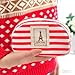 Fashion Lady Make Up Bag Cosmetic Bag Toiletry Bag Handbag Holder Bag Pen Case (Red)