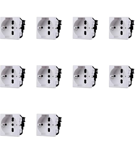PRESA BIPASSO BTICINO MATIX GO GRIGIO 2P+T 16A