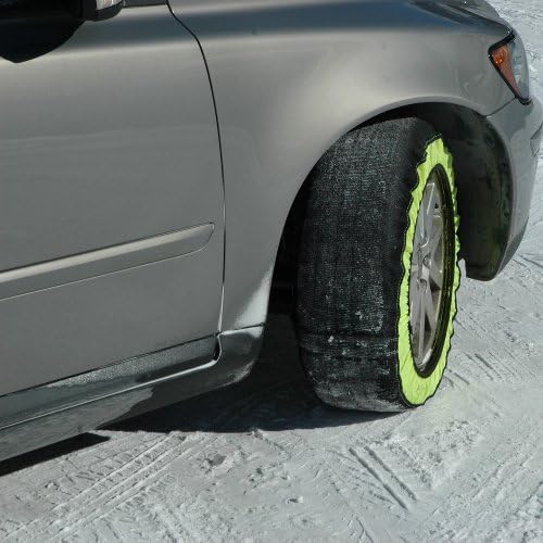 Pair GripSock Car Snow Ice Sock Chains Tyre 215 / 45 R17 Fantastic Grip on Snow