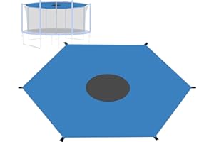 AZNEVER Couverture D'ombrage De Trampoline, Protection Trampoline, Toit Pare Soleil Pour Trampoline Housse, Accessoires Trampoline, Auvent De Trampoline Extérieur, Pour Aire De Jeux Extérieure(Multi - Taille)