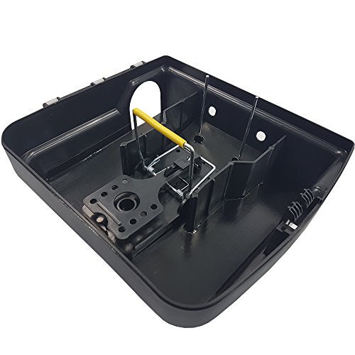 Köder-Station mit einer Schlag-Falle für Ratten Köder-Box + passende Snap Rattenfalle Rattenköderbox für Giftköder oder Nagetierfallen - 4