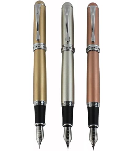 Jinhao X750 Kalligraphie Füller – 18K Vergoldete Feder, Metallgehäuse, Geschenkbox