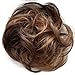 PRETTYSHOP Scrunchy Scrunchie Bun Up Do Hair Piece Hair Ribbon Ponytail Extensions Wavy Curly or Messy various/diverse colours (brown mix #30H26)
