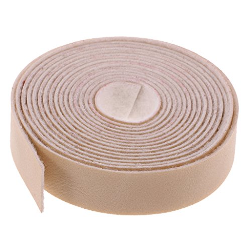Gazechimp Lederband flach Breite1.5cm / Länge 10m Farbe wählbar – Beige, 10 Meter x15mm - 7