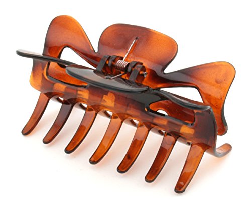 Brown Tortoiseshell 9cm Wide Hair Claw Jaw Clip Hair Accessories by Zest