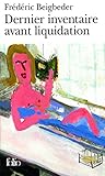 Dernier inventaire avant liquidation
