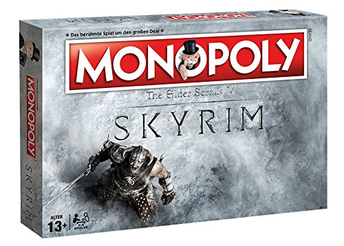 Preisvergleich Produktbild Winning Moves 44741 - Monopoly Skyrim The Elder Scrolls V Brettspiel Gesellschaftsspiel