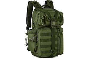 HUNTVP Mochila Militar 30L Tactica Mochila Hombre Molle Impermeable para Caza Viajar Las Actividades Aire Libre Senderismo