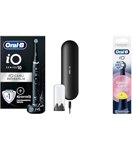 Oral-B iO - 5 Siyah Yapay Zeka Teknolojili Şarjlı/Elektrikli Diş