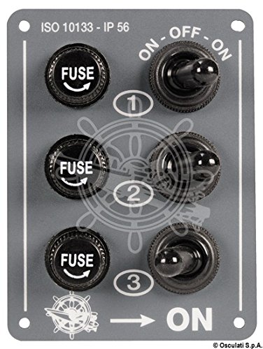 Preisvergleich Produktbild Osculati Elektrische Schaltafel 3 Schalter