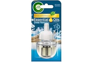 Air Wick Ambientador Eléctrico Recambio Oasis Turquesa, 19 ml (Paquete de 1), El embalaje puede variar