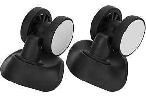 Okuyonic Roue Universelle de Remplacement de Bagage, Roue de Valise muette résistante à l'usure Conception soigneusement traitée pour la randonnée pour Les Voyages